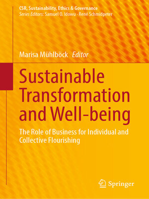 cover image of Sustainable Transformation and Well-being
